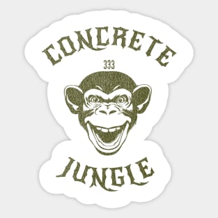 Concrete Jungle Ape Sticker